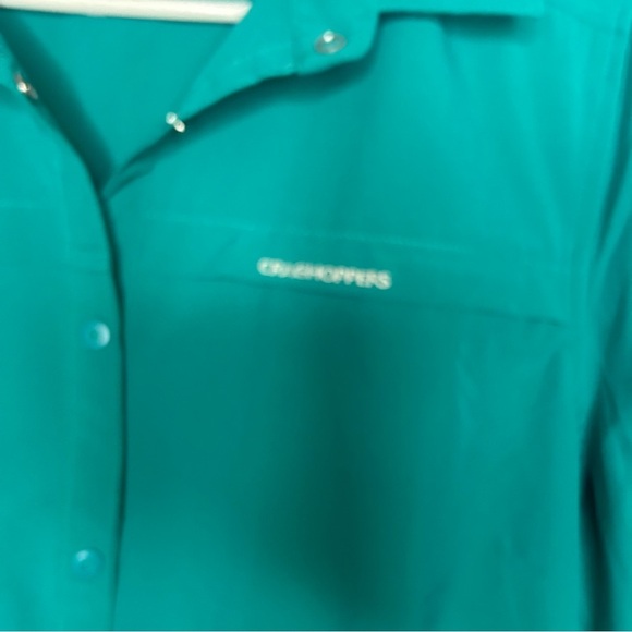 Craghoppers Insect Shield Button Down Shirt Green Women’s 12 - Picture 10 of 14